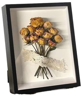 Diy Wooden Photo Frame 2 Pcs,Shadow Box Depth 3cm Wooden Photo Frame For Displaying Three-Dimensional Works Wood Picture Frame Photo Decor For Decoration(Coloe 1,25X25cm)