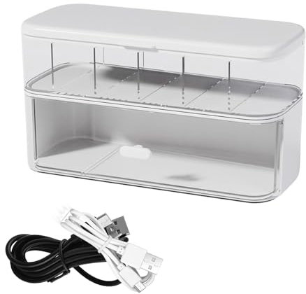 Kabelaufbewahrungsbox - Kabelmanagementbox | Unter dem Schreibtischmanagementfach | Kabelmanagementfach | Aufbewahrungstasche für Kabelorganisator T