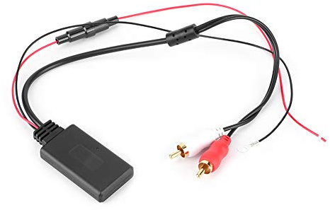 Dioche Mottagare 12v-mottagare Universal Bluetooth AUX-mottagaremodul 2 AUX-IN-adapter för Bilstereosystem - Enkel Plug-and-play-anslutning