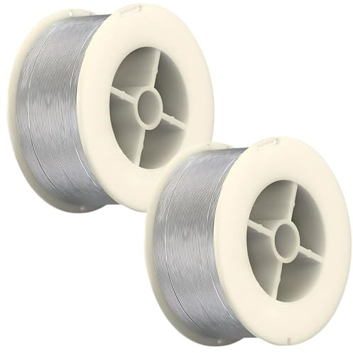 2 Rolls of E71T-11 .030 & .035 2-LB Gasless Flux Core Welding Wire (0.030)