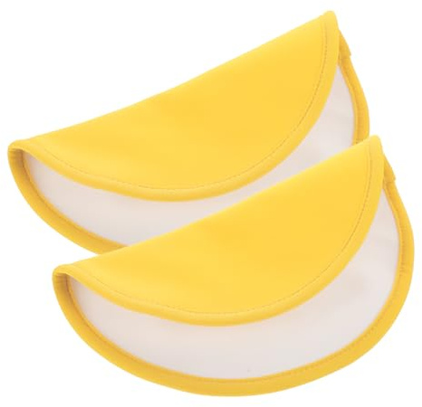 SEWOART 2piezas Paquete Aceite Ricino Para Pecho Compresa Reutilizable Relajación Lactancia