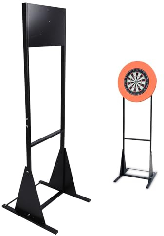 Fabater Soporte para Diana, Soporte para Dardos de Acero Resistente, Engrosamiento, Soporte para Diana de Dardos Portátil, Soporte para Diana Portátil para Adultos, Diseño Estable, Fácil