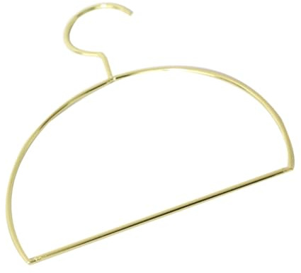 Healifty Porte-Cravates Doré Semi-Circulaire pour Foulards et Serviettes, Cintre Suspendu Pratique pour Organiser Placard et Penderie