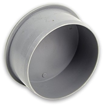 Eigenmarke HT Muffenstopfen DN 40, Polypropylen (PP), Grau, Abflussrohr, Stopfen, 1 m, 40 mm, 3 mm Wandstärke