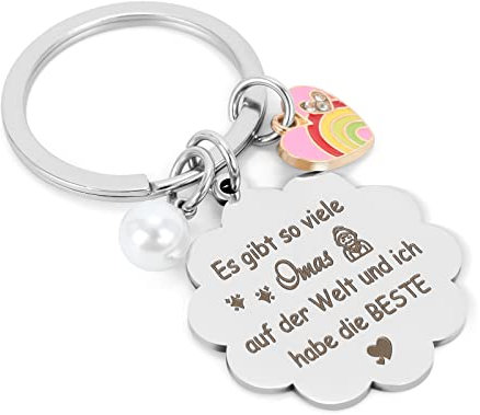 Oma Geschenk Muttertagsgeschenk Oma Geschenke für Oma Schlüsselanhänger Oma Beste Oma Geschenke Oma Geburtstagsgeschenk Oma und Opa Geschenke-Es gibt so viele Omas auf der Welt und ich habe die Beste