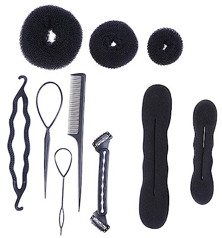Ipetboom Hair Styling Kit for Women Spiral Bun Donut Accessory Clips Pads and Sponges for Easy Updos and Messy Buns Essential Hair Tools for Hairstyles