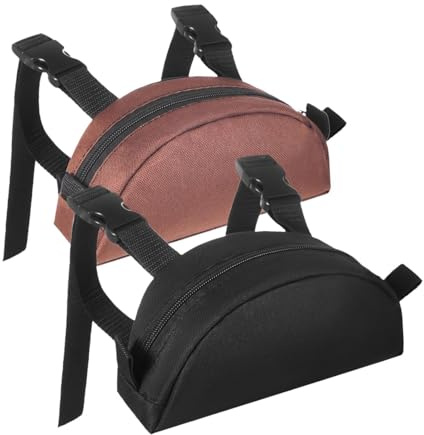 QSTDGVPW Borsa da Sella per Cavalli con Tasca per Pomello della Sella, Borsa da Sella da Viaggio Compatta per Riporre Il Telefono E Supporto da Equitazione OXF, Nero E Marrone