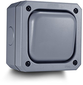Aodoka Outdoor Switch Single Weatherproof (1Gang 10A IP66)