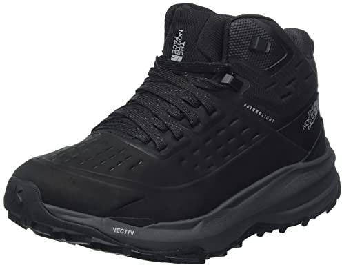 THE NORTH FACE Damen Vectiv Exploris 2 Mid Futurelight Lthr Sneaker, TNF Black Vanadis Grey, 38 EU