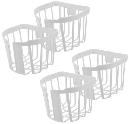 Happyyami 4pezzi Cestini Da Appendere Per Piante Plastica Con Ganci Per Decorazione Interna Ed Esterna Per Balconi e Muri Di Casa e Ufficio Design Rustico e Funzionale