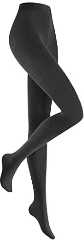 Hudson Damen Strumpfhose Relax Fine Plus Size druckfreier Bund Anthrazit 47-49