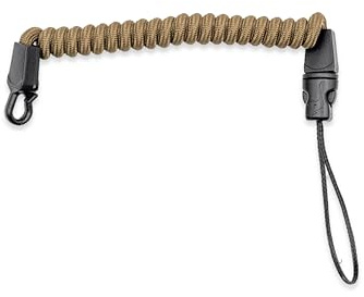 Marsupial Gear Rangefinder Tether - Elastic Coiled Safety Strap for Range Finders with Quick Attach Hook Perfect for Hunting & Bird Watching, Large