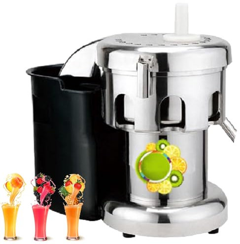 DRYIC Máquinas exprimidoras automáticas de prensado en frío - Máquinas exprimidoras centrífugas de 550 W para Frutas y Verduras Enteras