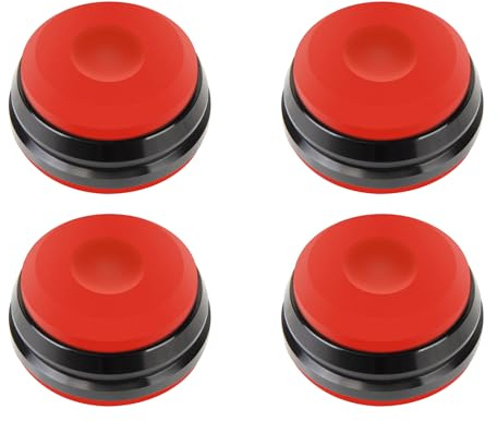 Yinyu Isolation Feet for Speakers & Subwoofers, Aluminum/Silicone Isolation Pad Feet – Set of 4,Subwoofer Isolation Feet Amplifier feet,Stand Foot Mat Shock Absorber for Audio CD AMP HiFi Subwoofer