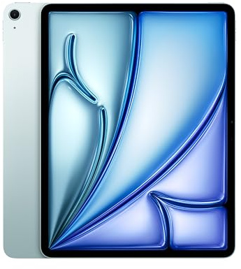 Apple iPad Air de 13 Pulgadas con Chip M3 diseñado para Apple Intelligence, Pantalla Liquid Retina, 1 TB, cámara Frontal/Trasera de 12 Mpx, Wi-Fi 6E, Touch ID y autonomía para un día Entero — Azul