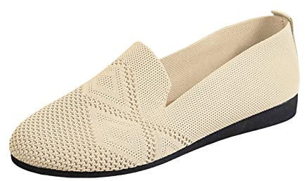 Ballerine beige, ballerine da donna, ballerina, ballerina, scarpe da ballerina, scarpe da ballerina, scarpe da ballo larghe, H per costume tradizionale nudo, beige 41