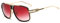 kimorn Sunglasses For Men Retor Goggle Metal Frame Classic Eyewear AE0336 (Gold Frame Gradient Pink Lens, 62)