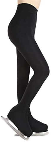Valcatch Ice Skate Figure Skating Tights for Girls Youth Light Weight Fleece Pants Practice Performance Base Layer