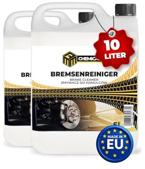 MRM Chemicals – Bremsenreiniger 2 x 5L Kanister – für Auto, Motorrad & Fahrrad – entfernt Öl, Fett, Bremsstaub, Klebereste – Werkstatt-Entfetter, schnell trocknend, rückstandsfrei