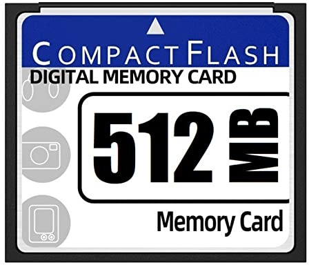 Carrttline 512MB Compact Flash Memory Card for Camera, Advertising Machine, Industrial Computer Card