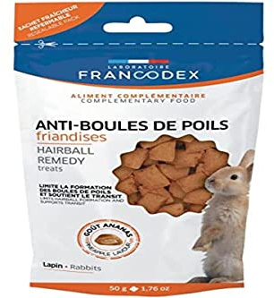Francodex-Friandises Anti-Boules de Poils pour Lapins 50g-FR-174131