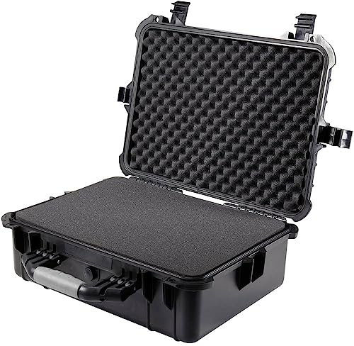 TOOLCRAFT Outdoor-Koffer IP67 wasserdicht stoßfest Schaumstoffeinlage Werkzeugkoffer leer Druckausgleichsventil Länge 500 mm Schutzkoffer stabil