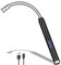 Electric Arc Lighter, Windproof Flameless with 360° Flexible Neck & LED Power Display - USB Rechargeable for Candles, Gas Stoves, Camping, Barbecue, Fireplace (Black)