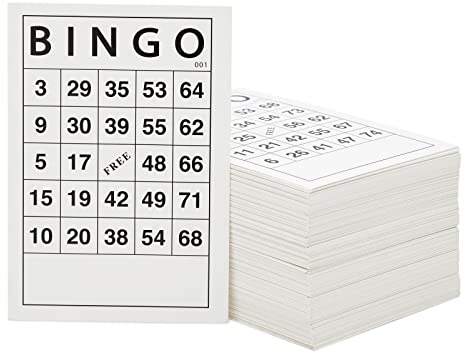 Classic Bingo Game for Adults and Kids, 180 Different Cards, Party Game, Family Game