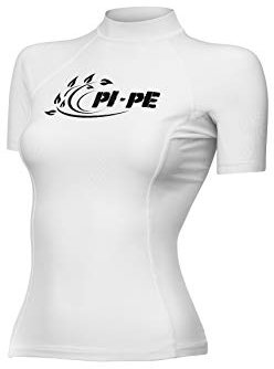 PI-PE Rash Guard Damen Kurzarm Active S/S XXS weiß