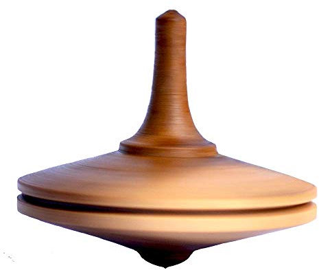 Knobelholz 3 Verschiedene kleine Kreisel Spin Top Kreisel, Apple Kreisel, Kinderkreisel für Kinder und Erwachsende