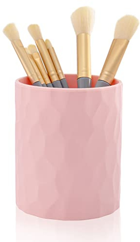 Stifthalter, nordischer Stil, wasserdichter Silikon-Stifthalter für den Schreibtisch, multifunktionales Bürozubehör für Zuhause, Kinder und Schule (rosa)