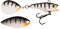 LMAB Good Vibe Jigspinner, mit Wechsel Blade, Jig Spinner zum Angeln, Barsch & Hecht Spinjig (10 g, White Tiger)