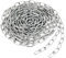 GOYADA 3 MM Chaîne en Acier Inoxydable 6 M, Chaîne Acier Inoxydable 304 Solide et Robuste pour Suspendre la Clôture, Promener le Chien, se balancer, Faire Sécher du Linge