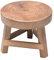 belupai Mini Round Wooden Stool, Gardening Stool Childrens Wooden Stool Garden Flower Pot Display Stand with 3 Legs, Modern Flower Display Holder for Indoor and Outdoor Home Garden Decoration(#1)