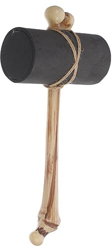 VERDANVERSE Plastic Bone Hammer Halloween Prop Retro Prank Toy Party Decoration Fake Hammer Model for Cosplay and Halloween