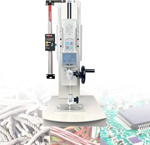 Digital Kraftmätare, Tryck- Och Dragmätare Med USB-Manövrerad Manuell Tryck- Och Dragmätare, Handrattmanövrerad, Klämtjocklek 0 Till 8 Mm, Slaglängd 270 Mm, Dubbelriktad Montering withRuler-200N