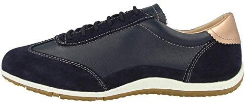 Geox Damen D Vega A Sneaker, Navy/Blue, 40 EU