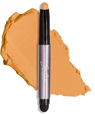 Julep Eyeshadow 101 Crème-to-Powder Eyeshadow Stick (Marigold Matte) Long-Lasting, Waterproof Eye Shadow - Blendable, Crease-Proof with Built-In Smudger