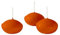 Bougies flottantes diamètre 4,5 cm hauteur 2,7 cm - 20 pièces - Couleur terre cuite - Cereria Di Giorgio
