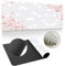 Hearda 3D Tapis de Souris XXL/XL/L, Sakura Japonais Tapis de Souris Gamer, Tapis Souris avec Bords Cousus, Tapis de Souris en Base Antidérapante,Convient pour Gaming (Blanc,700x300x3mm)
