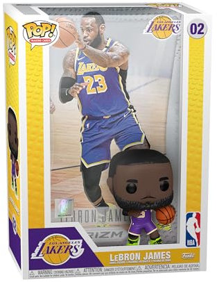Funko Pop! Trading Cards: Lebron James - NBA + Panini - Vinyl-Sammelfigur - Geschenkidee - Offizielle Handelswaren - Spielzeug Für Kinder und Erwachsene - Sports Fans - Modellfigur Für Sammler