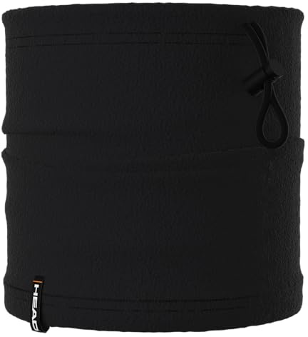 HEAD Neckwarmer Fleece, Multifunktionstuch Onesize Unisex Schlauchschal Herren Damen Winter Neckwarmer Winddicht Skifahren Radfahren Super Soft Extra Warm Tube Schlauchtuch