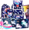 Einhorn Pegasus Pferd Pony 10 Teile Set Schulranzen Tornister Ranzen Schultüte 85 cm Sky mit Sticker-von-Kids4shop