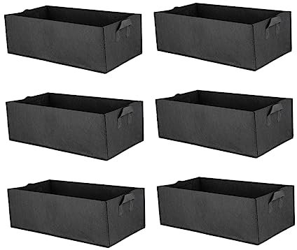 CAXUSD 12pièces De Culture Carré Non-tissé Lot Plantation pour Et Légumes Petite pour Balcon Et Petit Jardin Permet Une Aération