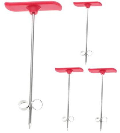 Cabilock 4 Stück Edelstahl Spiralschneider Handlicher Gemüse- Und Obstschneider Mit Rutschfestem Griff Verschleißfestes Küchenwerkzeug Für Karotten, Gurken, Kartoffeln Platzsparend Und Lang