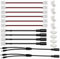 GTIWUNG Kit Connecteurs 3528 2835 Led, 6 x 2 pin Connecteur LED Bande Flexible Câble Adaptateur Jumper 8 mm, 8 x Connecteurs Gapless, 2 x 5,5 mm x 2,1 mm Câble répartiteur, 4 x DC Connecteur