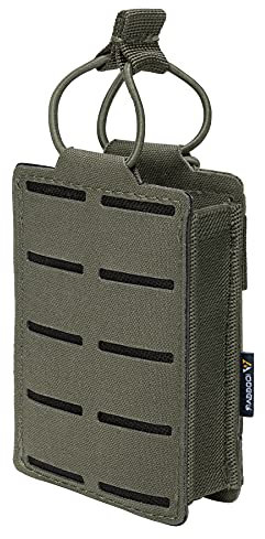 IDOGEAR MOLLE Magazinbeutel Tactical Mag Pouches Single Open-Top Magazintasche für M4 M14 M16 AR-15 5.56MM Gewehrmagazine(Ranger Green)