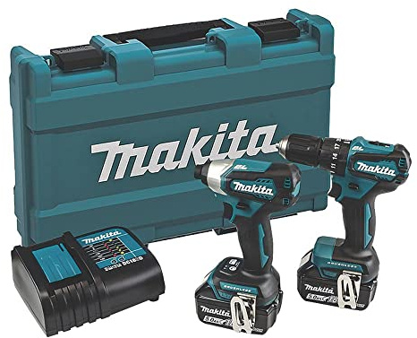 MAKITA DLX2221ST 18V Brushless Cordless Twin Pack DHP483Z Drill & DTD155Z Driver