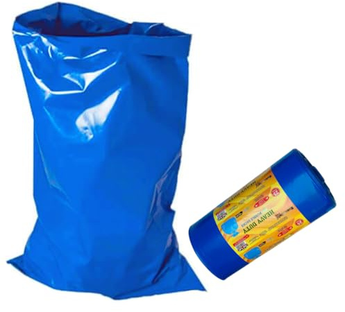 HOMESmith XLarge Heavy Duty Blue Rubble Sacks Builders and DIY Choice Rubble Waste Bags - Pack of 25