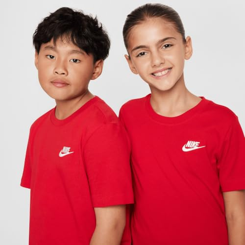 Nike Shirt K NSW Tee EMB Futura Lbr, University Red, FZ5177-657, M